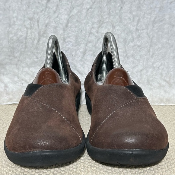 Clarks Cloudsteppers Womens Brown Sillian Jetay SlipOn Comfort Loafer Shoes SZ 7 - Picture 3 of 11